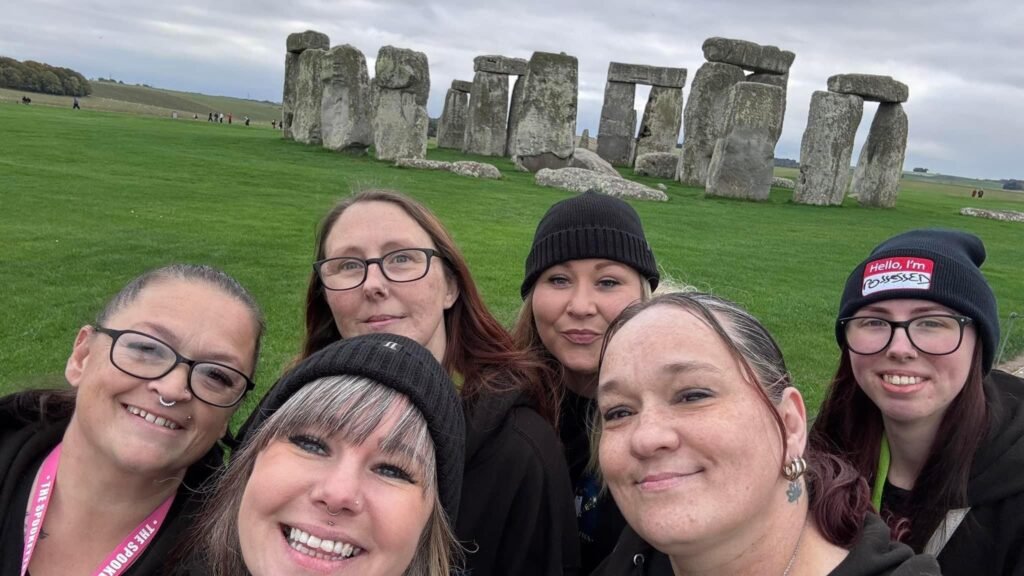 The Spookettes by Stonehenge