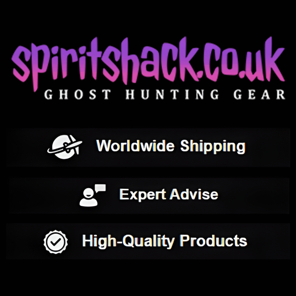 Spirit Shack, Ghost Hunting Equipment Logo
