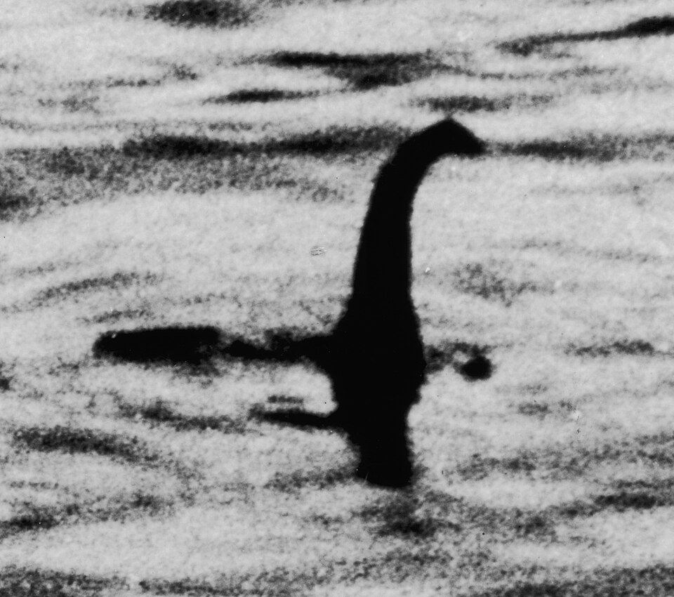 Loch Ness Monster Surgeon's photograph, Public Domain, Wikimedia Commons