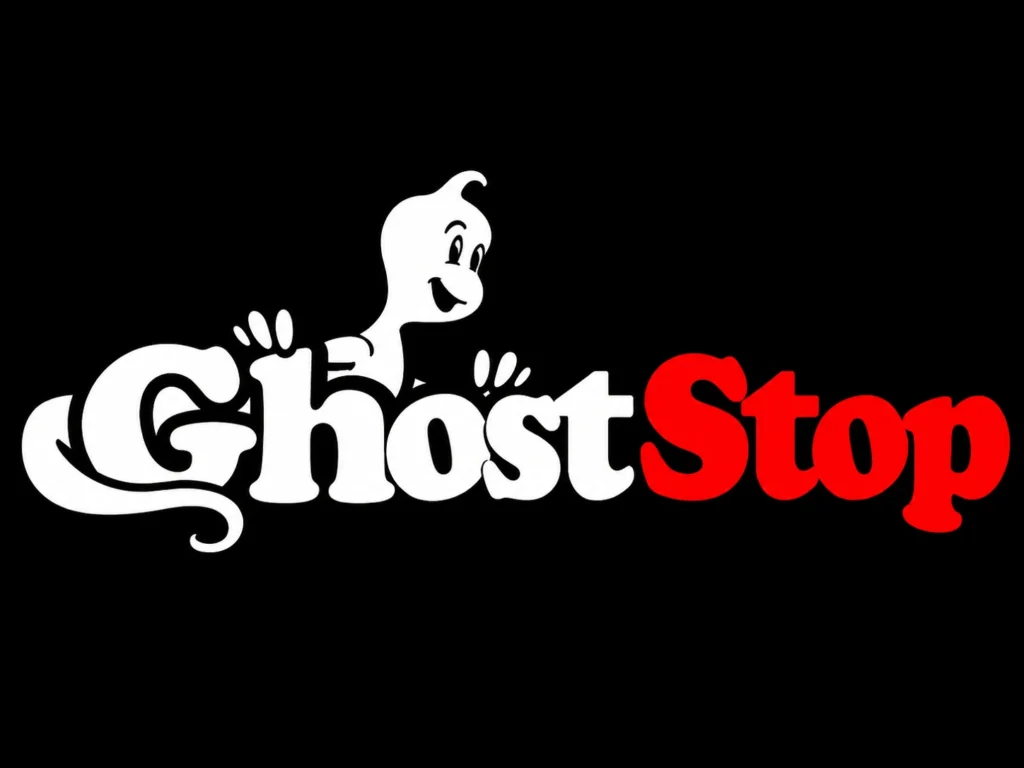 GhostStop logo for ghost hunting equipment supplier