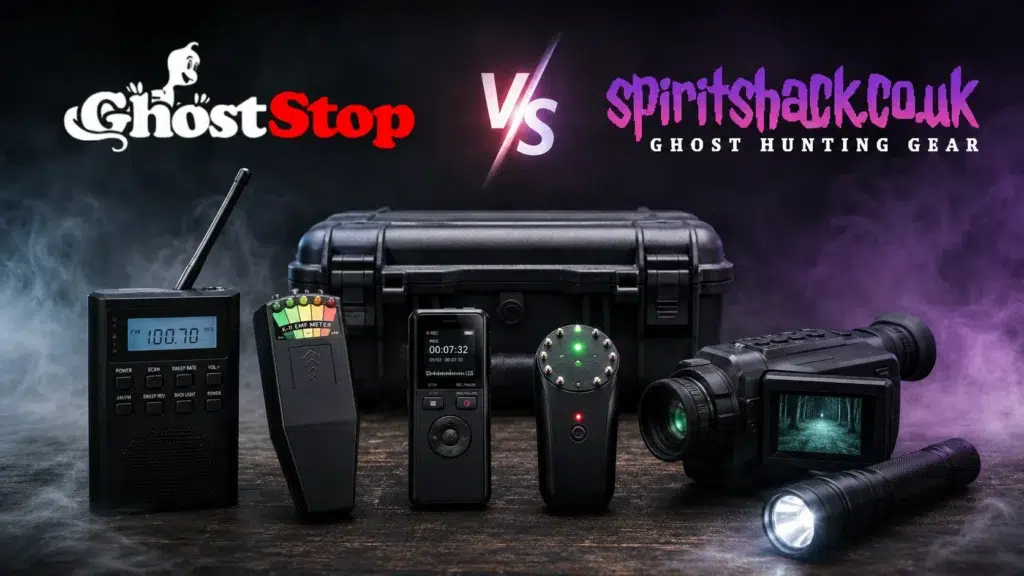 Ghost hunting equipment comparison between two paranormal gear suppliers