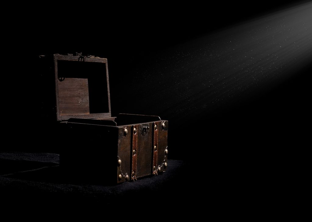 box, chest, treasure chest