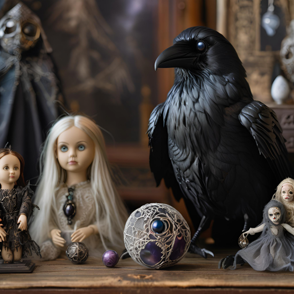 Haunted Objects, Crow with a haunted doll