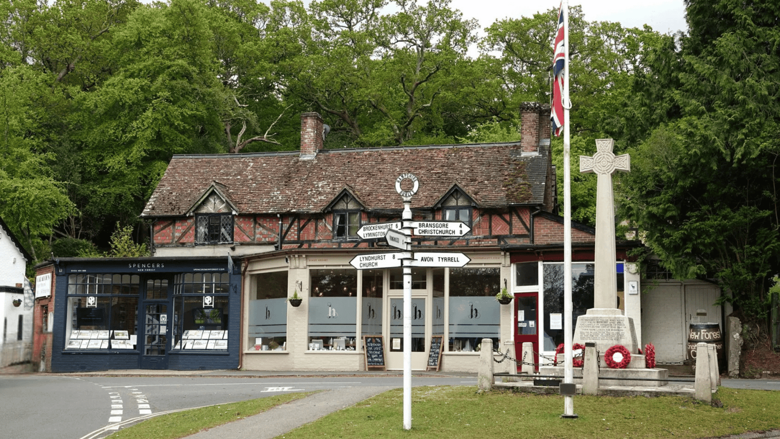 Burley Witches Village view from centre