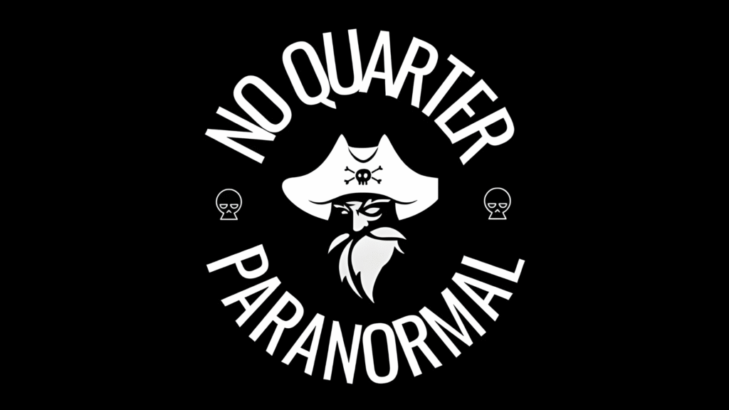 No Quarter Paranormal Logo with pirate in centre