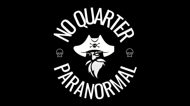 No Quarter Paranormal Logo with pirate in centre